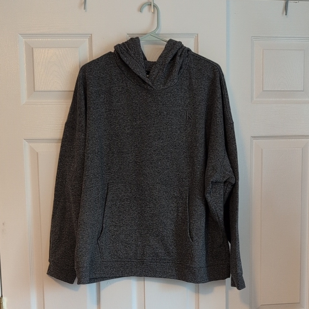 Womens Calvin Klein Heather Gray Hoodie NWT